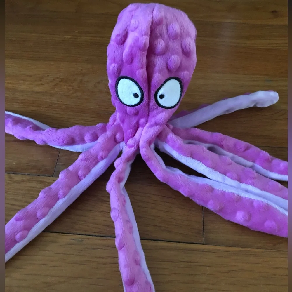 BOGO Pink Octopus Pet Toy